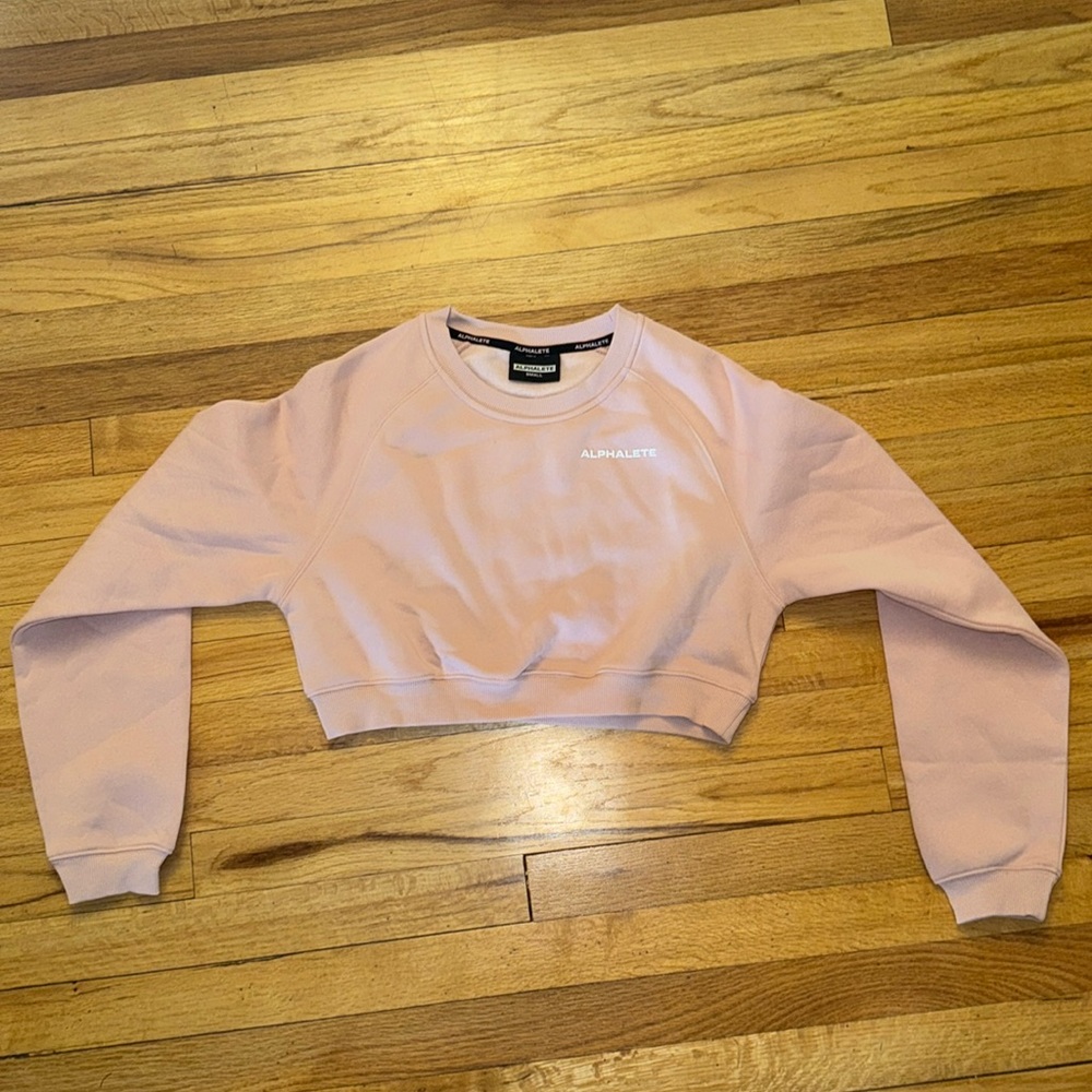 Alphalete Crop Crewneck - Size Small